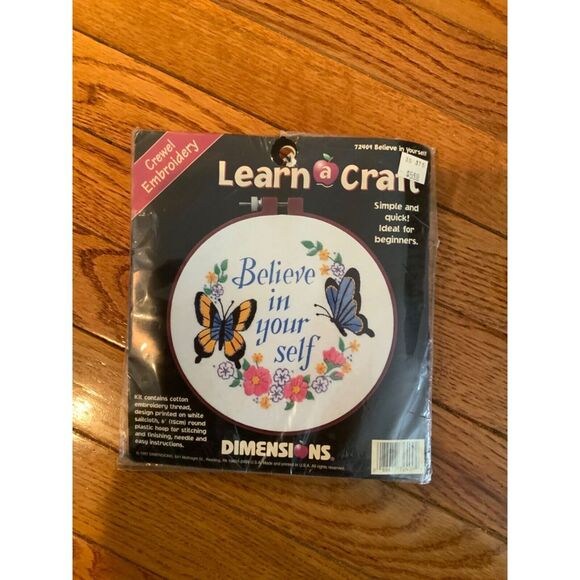 dimensions cross stitch kit "Believe in Yourself" NWT - Picture 1 of 2